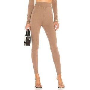 Michael Costello x REVOLVE Sloan‎ Legging in Brown Size Medium High Waisted